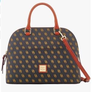 ✨NEW✨Dooney & Bourke GRETTA CARTER Satchel - BROWN TMORO